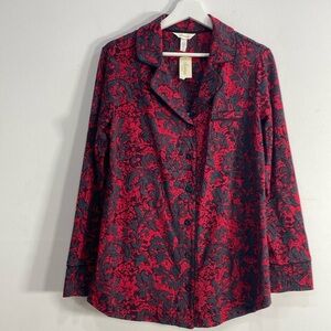 Soma Pajama Top Medium Comfy Cotton Modal NWT